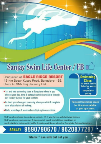 Sanjay Swim Life Center - Begur Road - Bengaluru Image