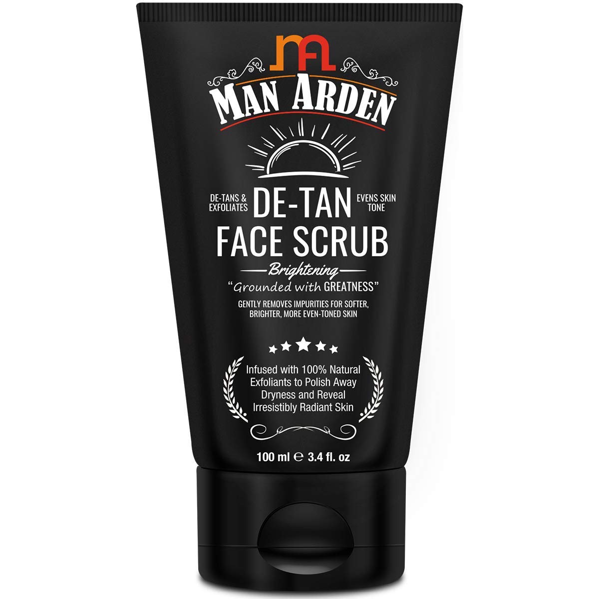 Man Arden De Tan Brightening Face Scrub Image