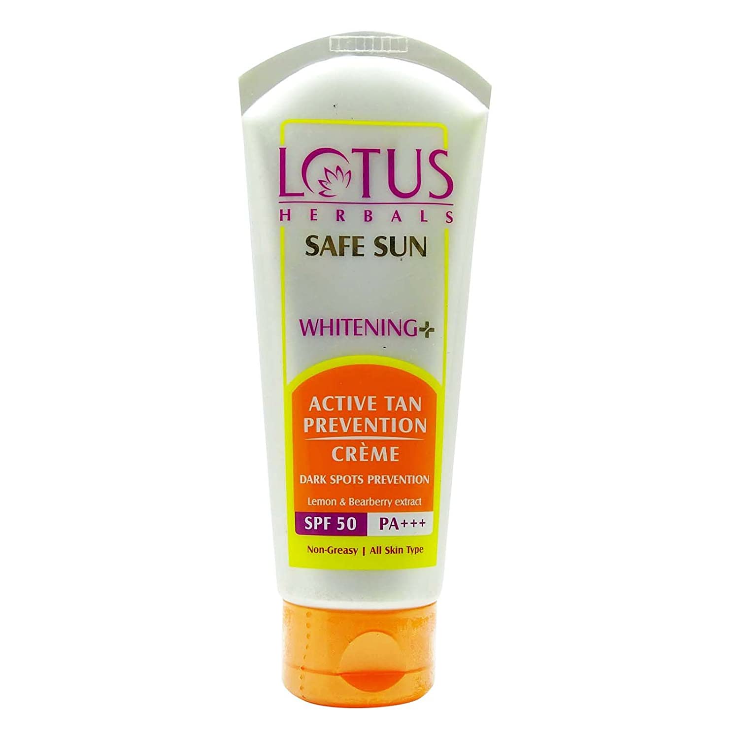 Lotus Herbals Safesun Whitening Active Tan Prevention Creme SPF-50 Image