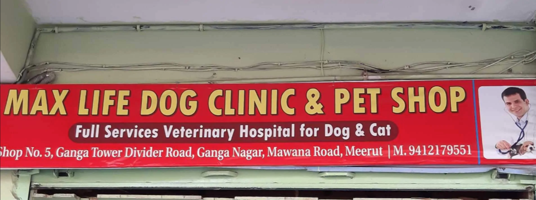 Max Life Dog Clinic & Pet Shop - Mawana Road - Meerut Image