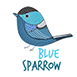 Bluesparrowscienceparty Image