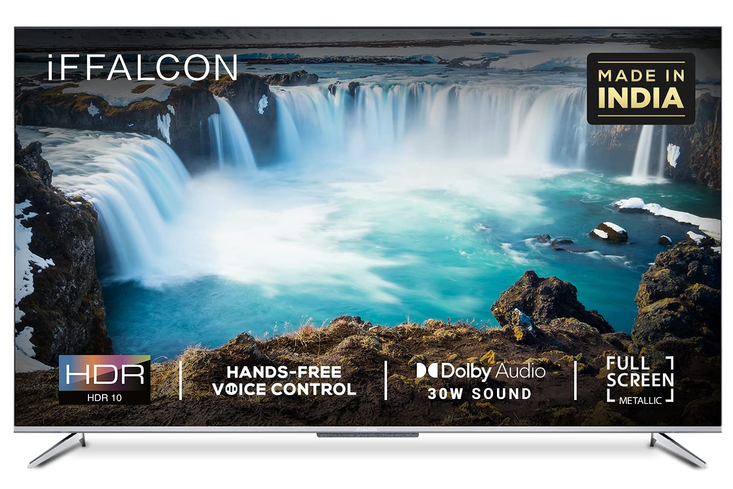 iFFALCON 108cm (43 inch) 4K Ultra HD Smart Android LED TV 43K71 Image