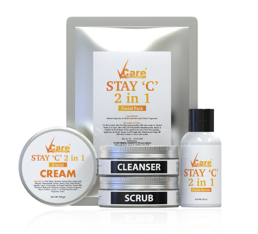 Vcare Stay 'C' 2 In 1 Facial Kit Image