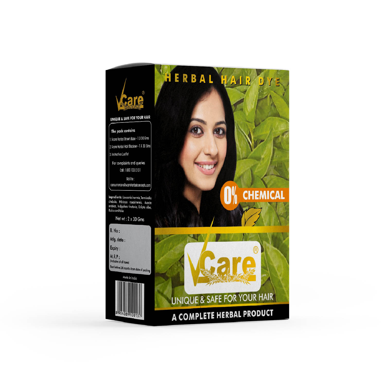 Vcare Herbal Hair Dye Image