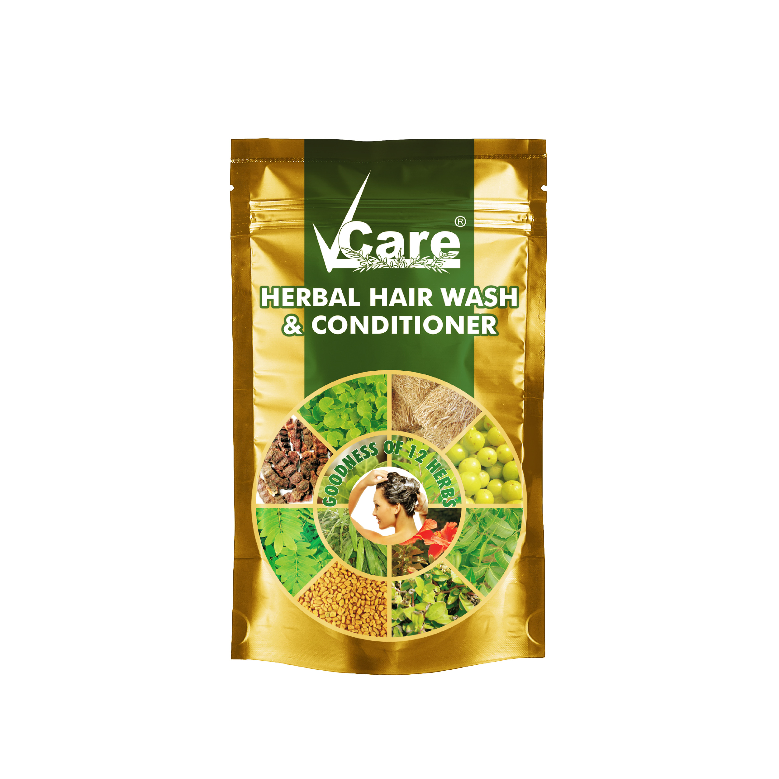 Vcare Herbal Hair Wash & Conditioner Image