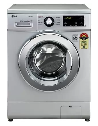 LG 7 kg Fully Automatic Front Load Silver FHM1207BDL Image