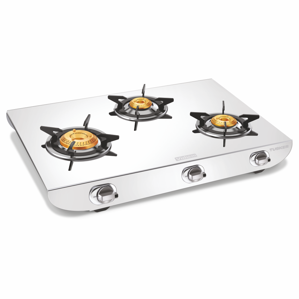 Vidiem Tusker Gas Stove 3 Burner Image