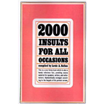 Two Thousand Insults for All Occasions - Louis A Safian