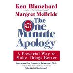 One Minute Apology, The - Ken Blanchard
