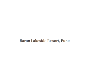 Baron Lakeside Resort - Pune