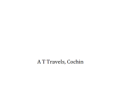 A T Travels - Cochin 