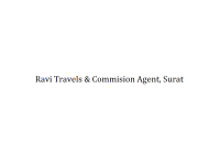 Ravi Travels & Commision Agent - Surat 