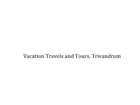 Vacation Travels and Tours - Trivandrum 