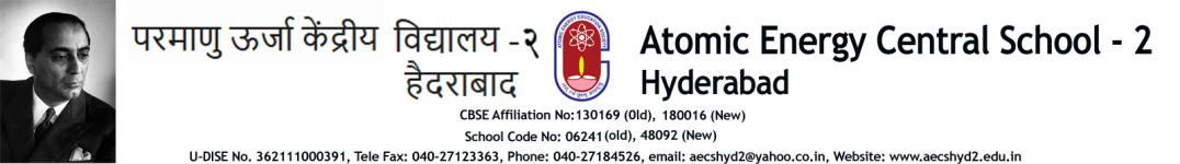 Atomic Energy Central School - Hyderabad