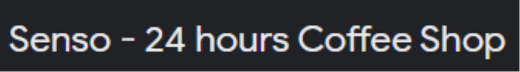 Senso 24hr cofee Shop - Rajkot