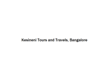 Kesineni Tours and Travels - Bangalore