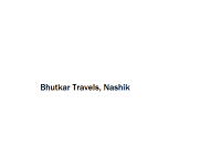 Bhutkar Travels - Nashik