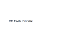 PUN Travels - Hyderabad