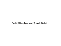 Delhi Miles Tour and Travel - Delhi
