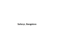 Safaryz - Bangalore