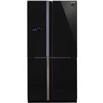 Sharp Side By Side Door Refrigerator SJ-FS79V-BK