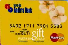 Andhra Bank MasterCard Credit Card