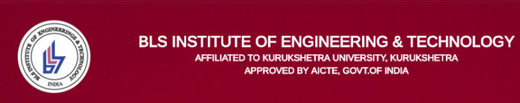 B.L.S. Institute of Engineering and Technology - Jind