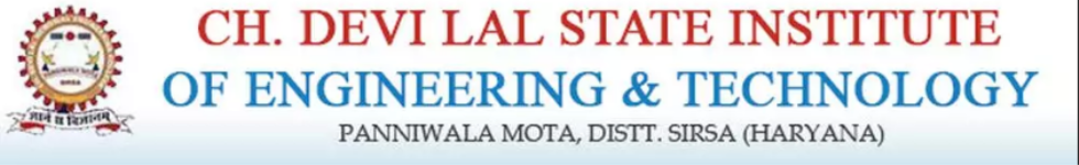 Chaudhary Devi Lal Memorial Government Engineering College - Sirsa