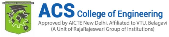 A.C.S. College of Engineering (ACSCE) - Bangalore