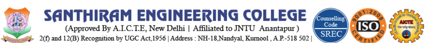 Santhiram Engineering College - Kurnool