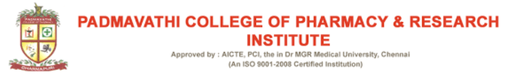 Padmavathi College of Pharmacy - Perambalur