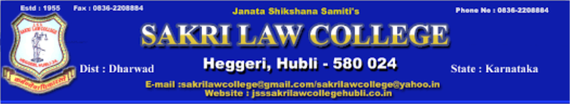 J.S.S. Sakri Law College - Hubli