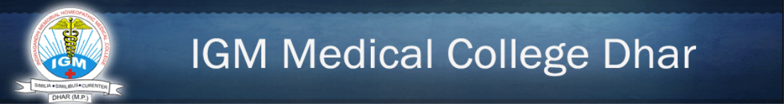 Indira Gandhi Memorial Homoeopathic Medical College - Dhar