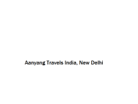 Aanyang Travels India - New Delhi