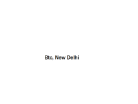 Btc - New Delhi