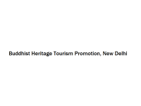 Buddhist Heritage Tourism Promotion - New Delhi