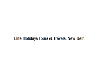Elite Holidays Tours & Travels - New Delhi
