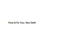 Float & Fly Tour - New Delhi