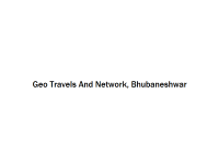 Geo Travels And Network - Bhubaneshwar