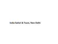 India Safari & Tours - New Delhi