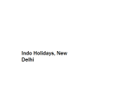 Indo Holidays - New Delhi