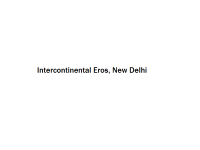 Intercontinental Eros - New Delhi