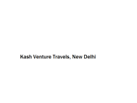 Kash Venture Travels - New Delhi