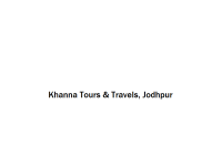 Khanna Tours & Travels - Jodhpur
