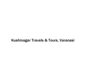 Kushinagar Travels & Tours - Varanasi