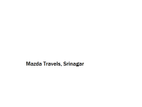 Mazda Travels - Srinagar