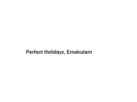 Perfect Holidayz - Ernakulam