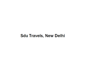 Sdu Travels - New Delhi