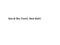 Sea & Sky Travel - New Delhi