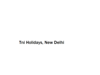 Tni Holidays - New Delhi